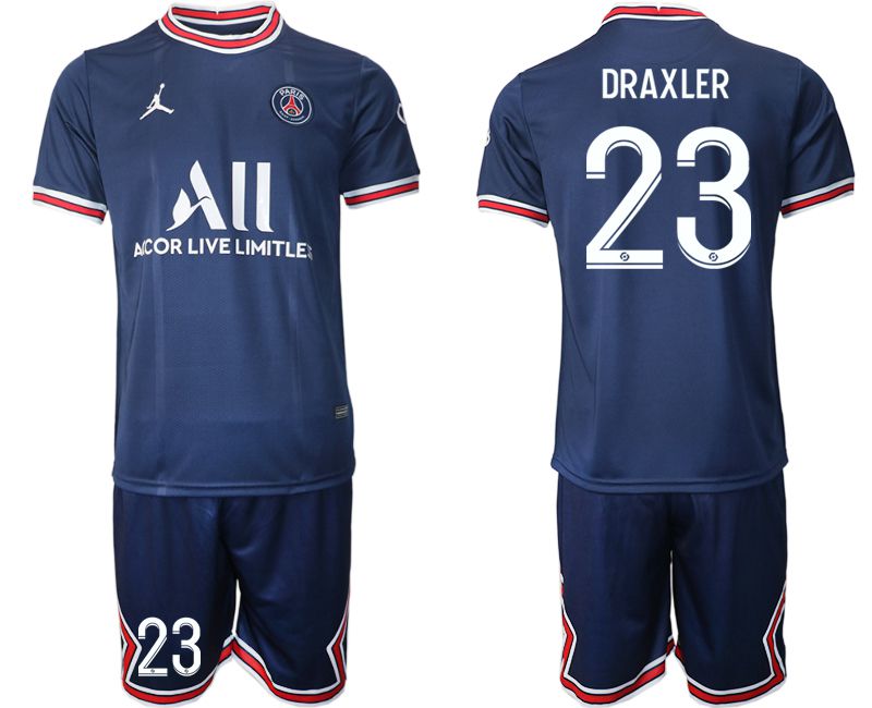 Men 2021-2022 Club Paris St German home blue #23 Soccer Jersey